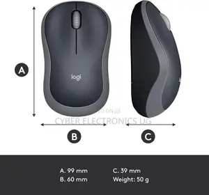 Logitech M185 Wireless Mouse 2.4ghz With Usb Mini Receiver