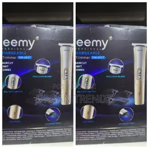 Geemy Professional Rechargeable Hair Trimmer, Model Gm-6637