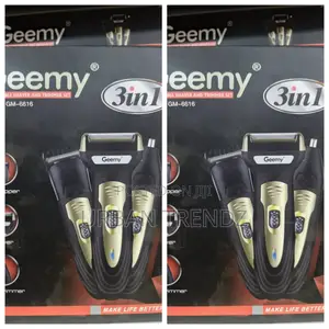 Geemy 3-in-1 Rechargeable Shaver and Trimmer Set
