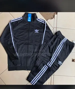 Photo - Black Colour Tracksuits Adidas Original Material