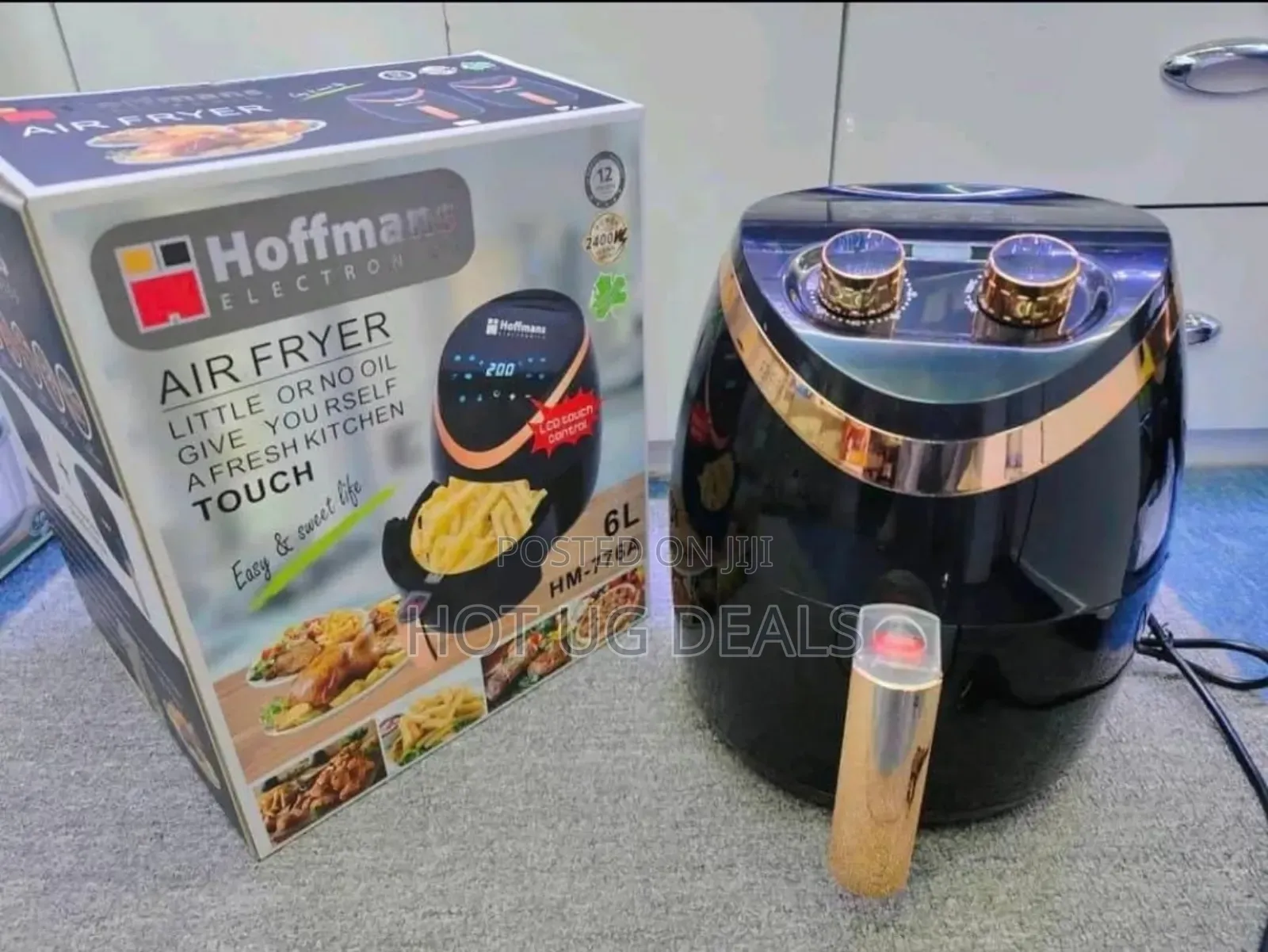 Hoffmans Mechanical 6l / 6 Liters Airfryer/ Air Fryer -
