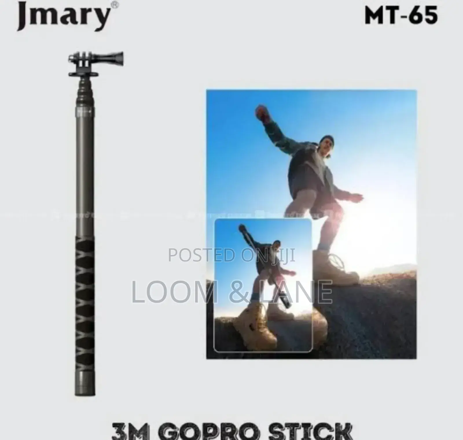 Jmary Mt-65 3meter Carbon Fiber Stick for Action Camera