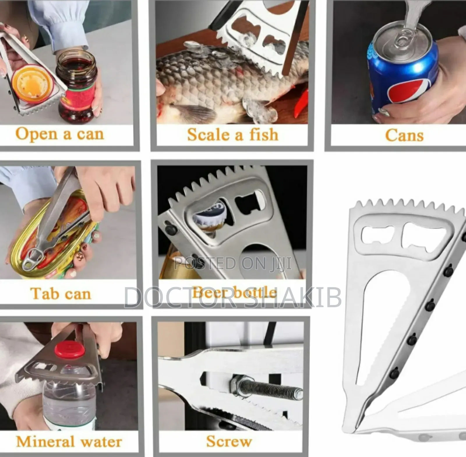 Strong Multifunction Can Opener