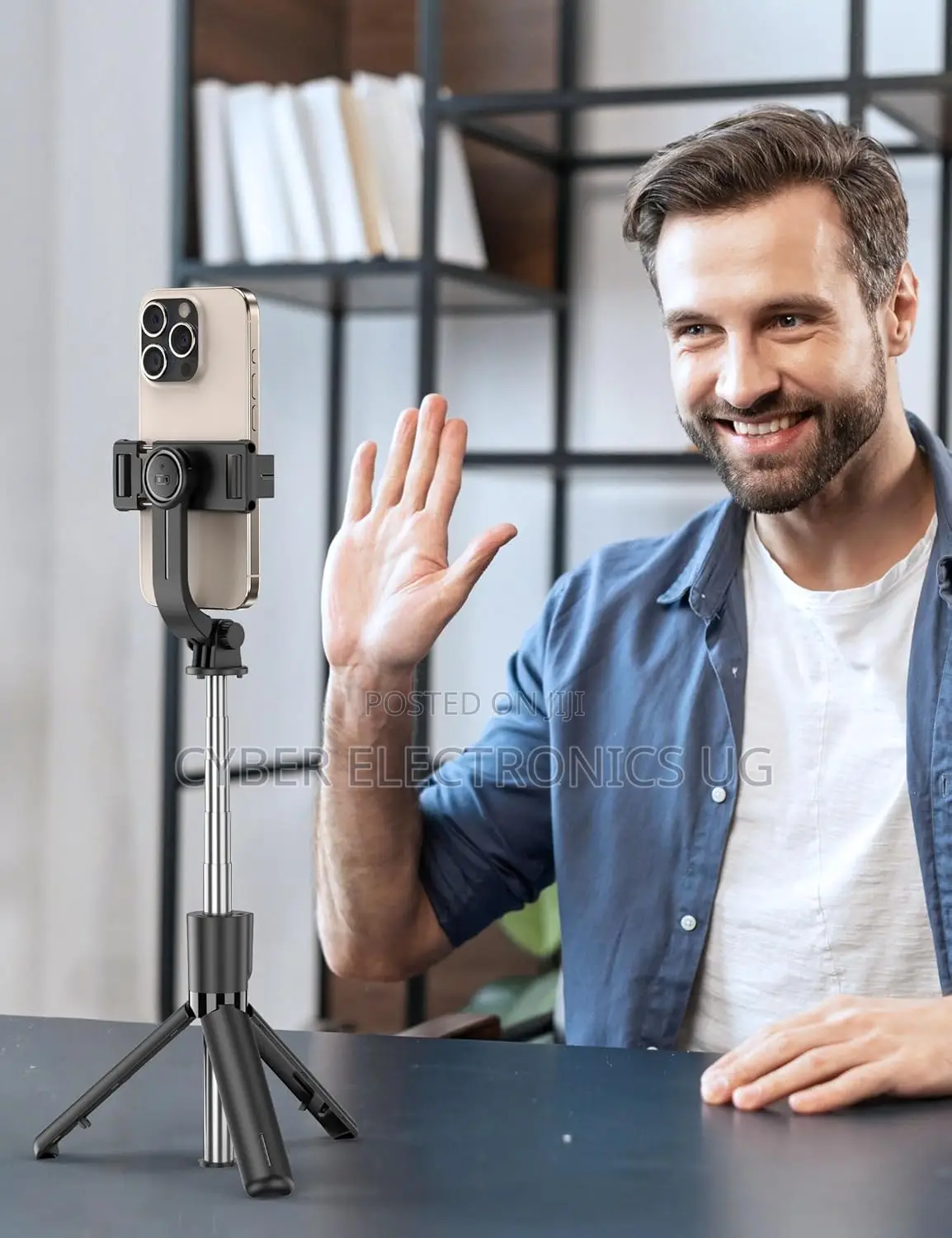 4 in 1 Portable Selfie Stick Phone Tripod Stand Remote