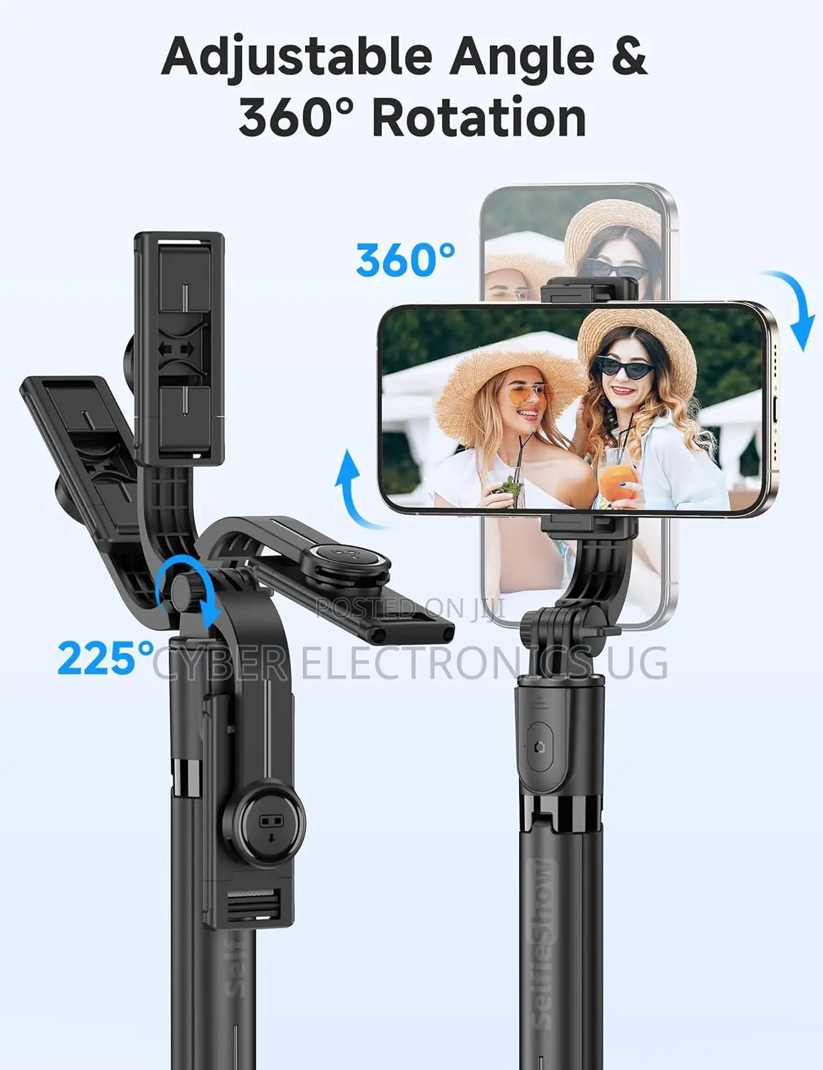 4 in 1 Portable Selfie Stick Phone Tripod Stand Remote