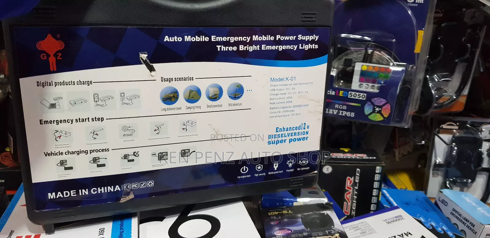 Car Jumpstarter and Air Inflator