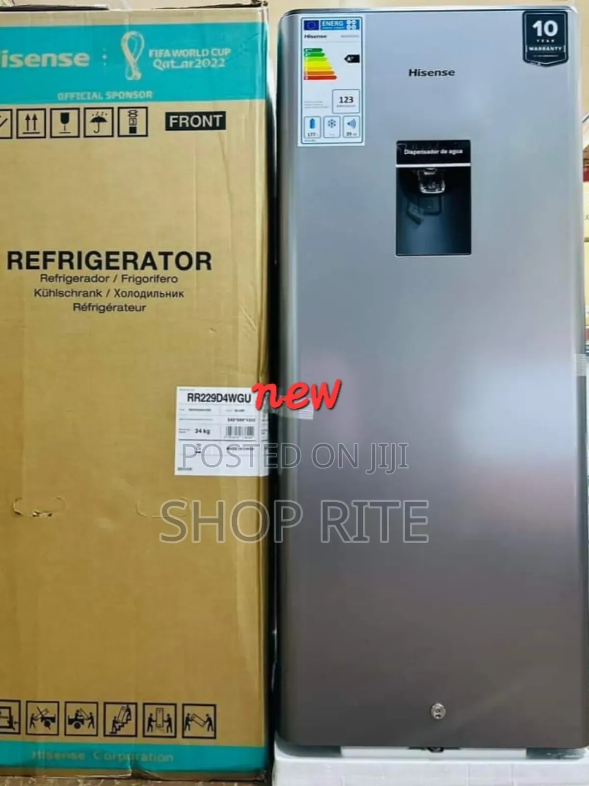 Hisense 229 Refrigerator With Dispenser Single Door