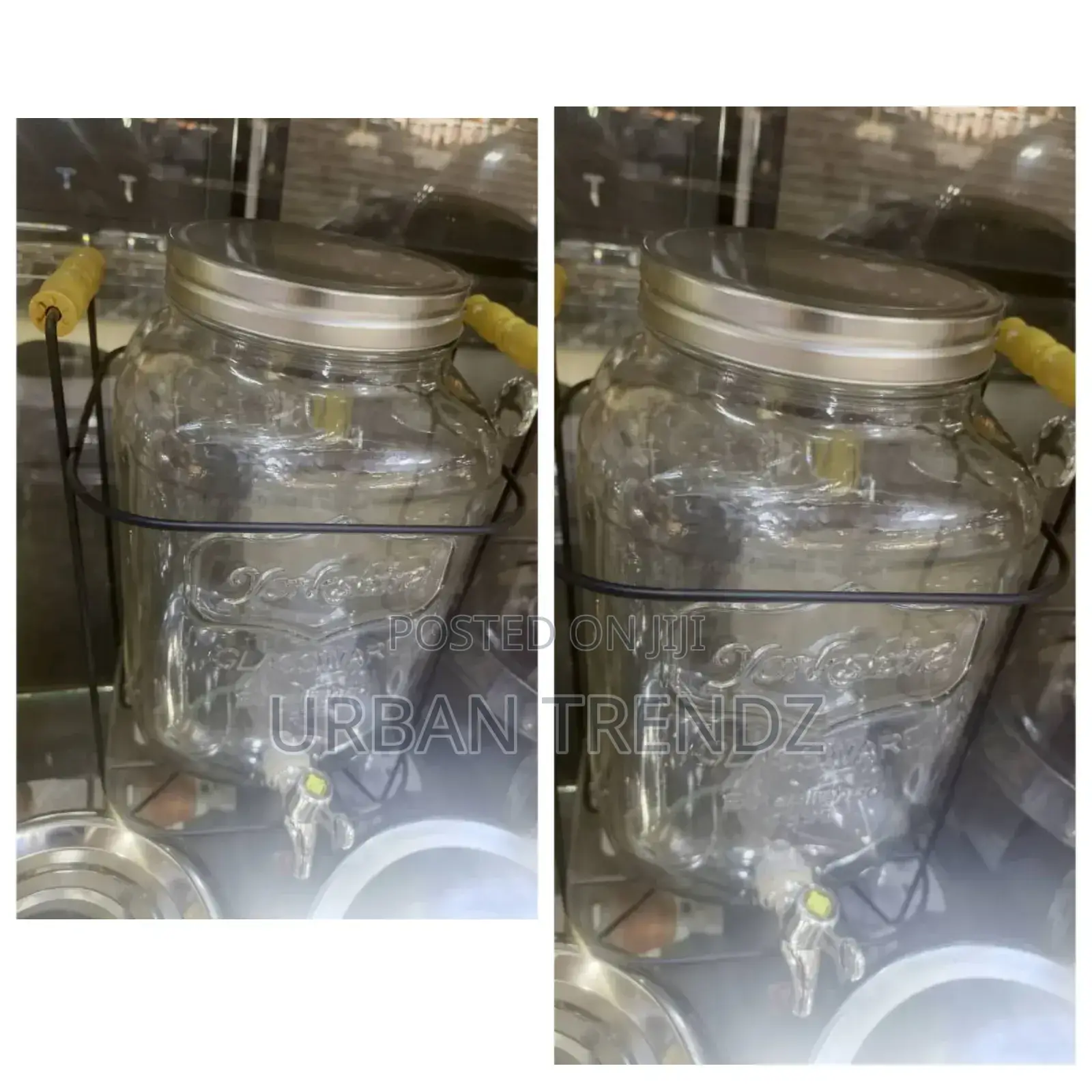 5-Liter Glass Beverage Dispenser,