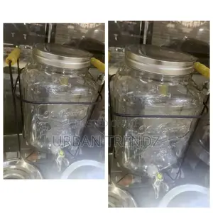 5-Liter Glass Beverage Dispenser,