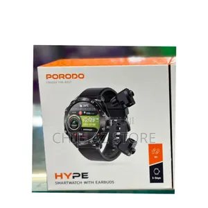 Photo - Porodo Hype Smart Watch With Earbuds.