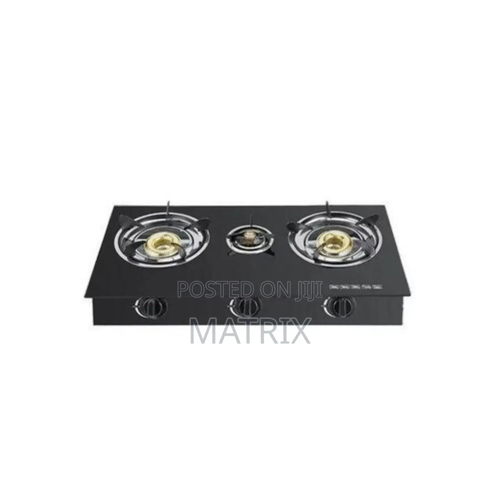3 Gas Burner Tempered Glass Stove With Automatic Ignition