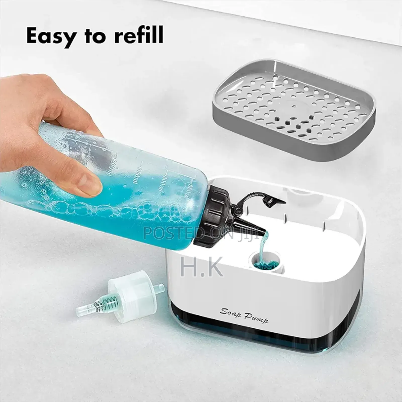 Soap Pump and Sponge Caddy