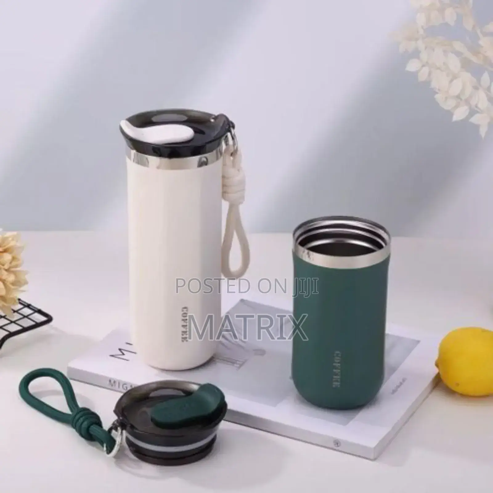 500mls Vacuum-Insulated Stainless Steel Tumbler - Multicolor