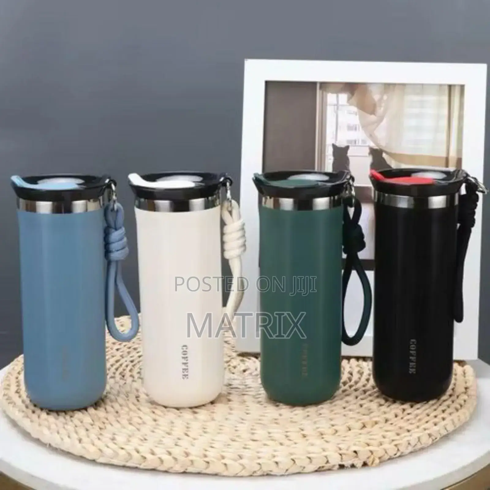 500mls Vacuum-Insulated Stainless Steel Tumbler - Multicolor