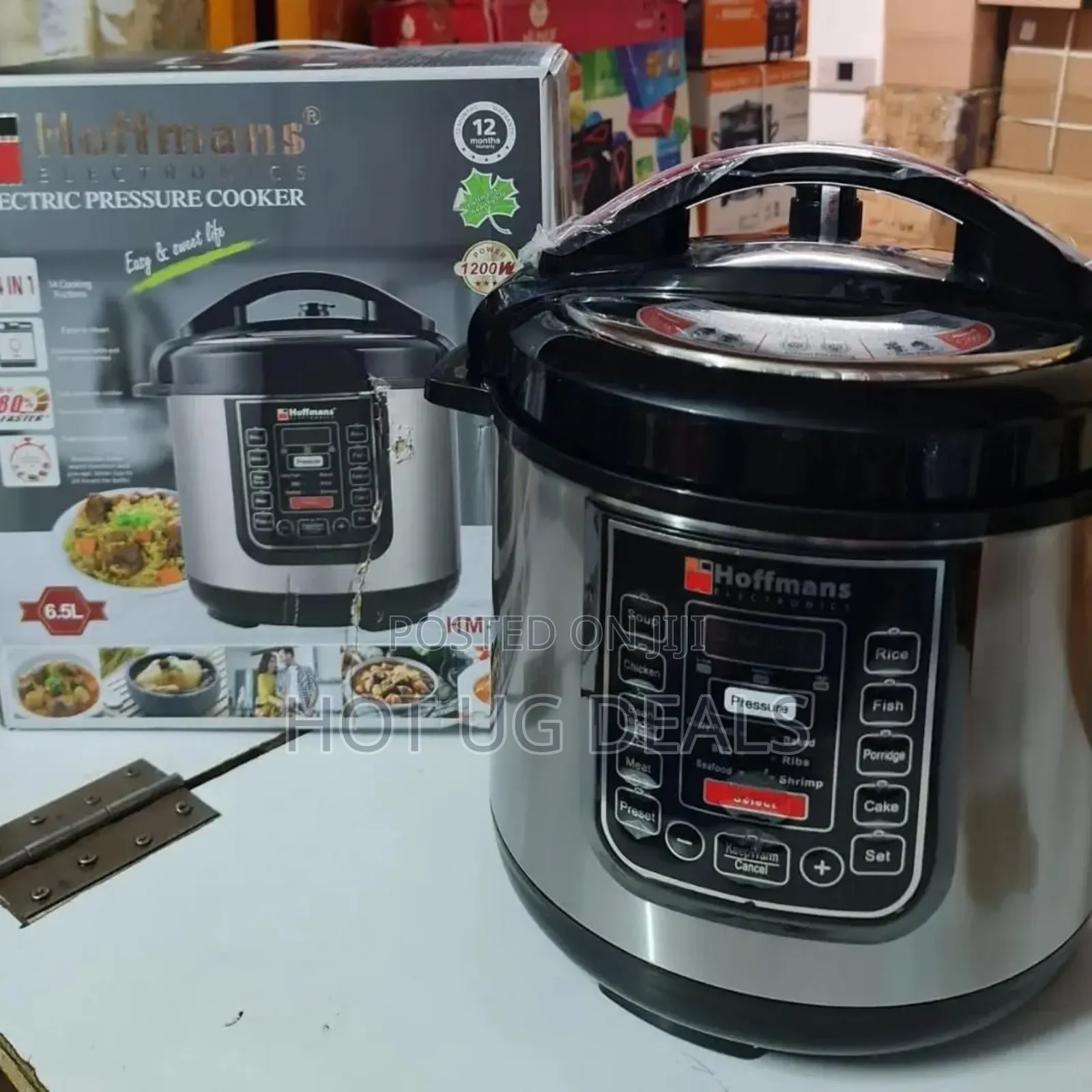 Hoffman 6.5l 14 In 1 Digital Electric Pressure Cooker-silver