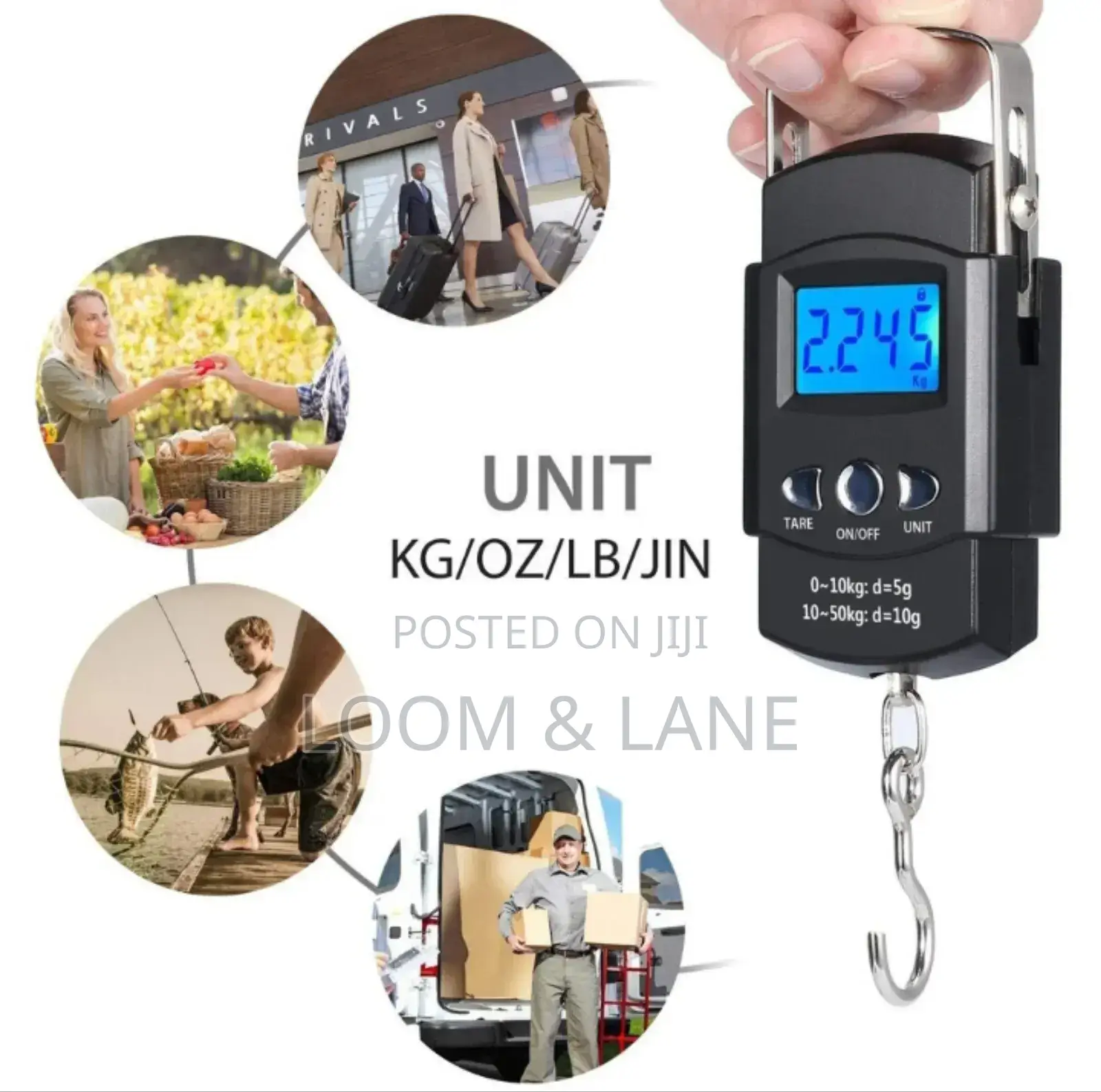 Premium LCD Digital Hanging Scale