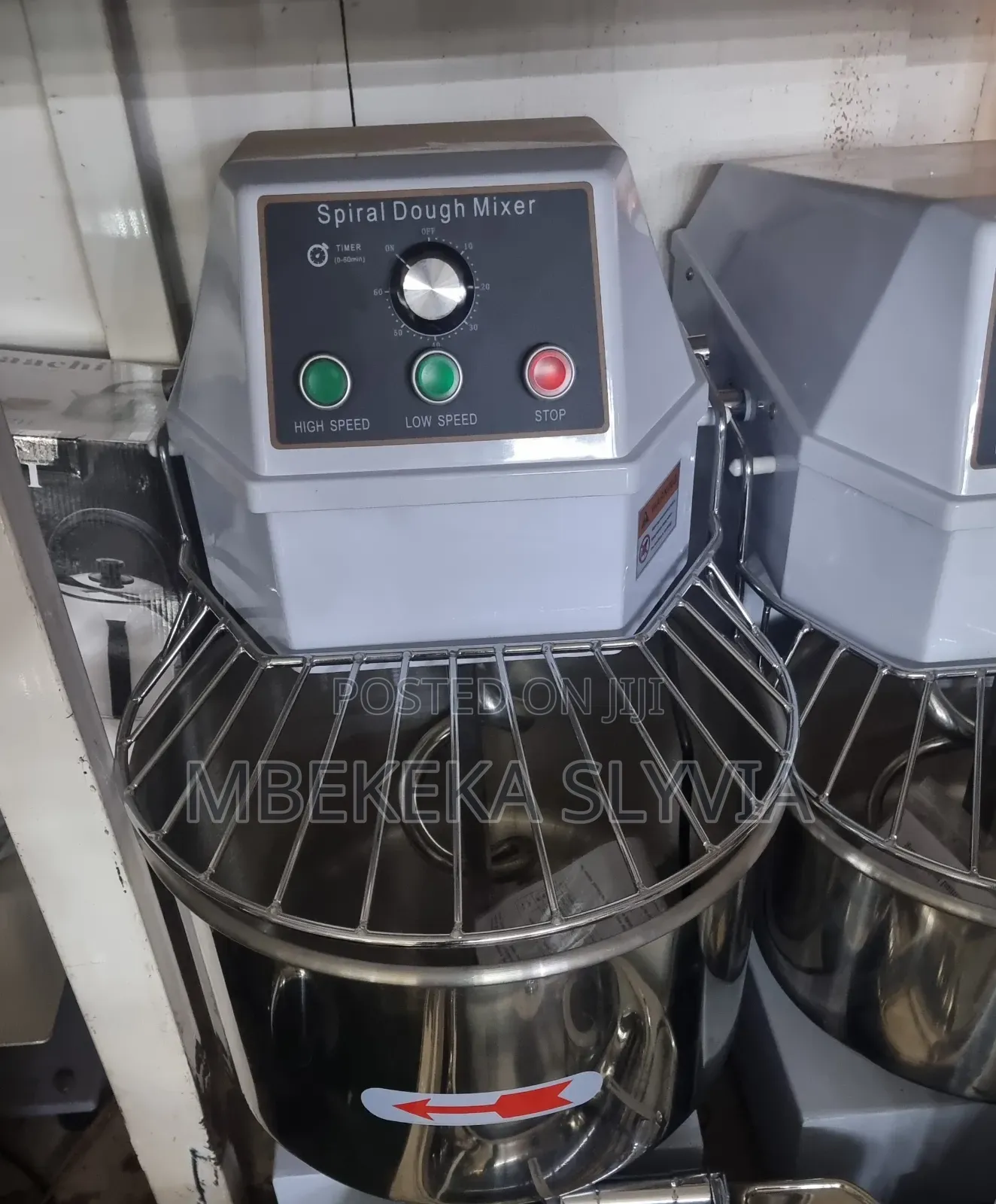 Commercial Spiral Dough Mixer 30litres