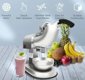 Double Blade Electric Ice Shaver Crusher Machine