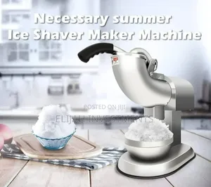 Double Blade Electric Ice Shaver Crusher Machine