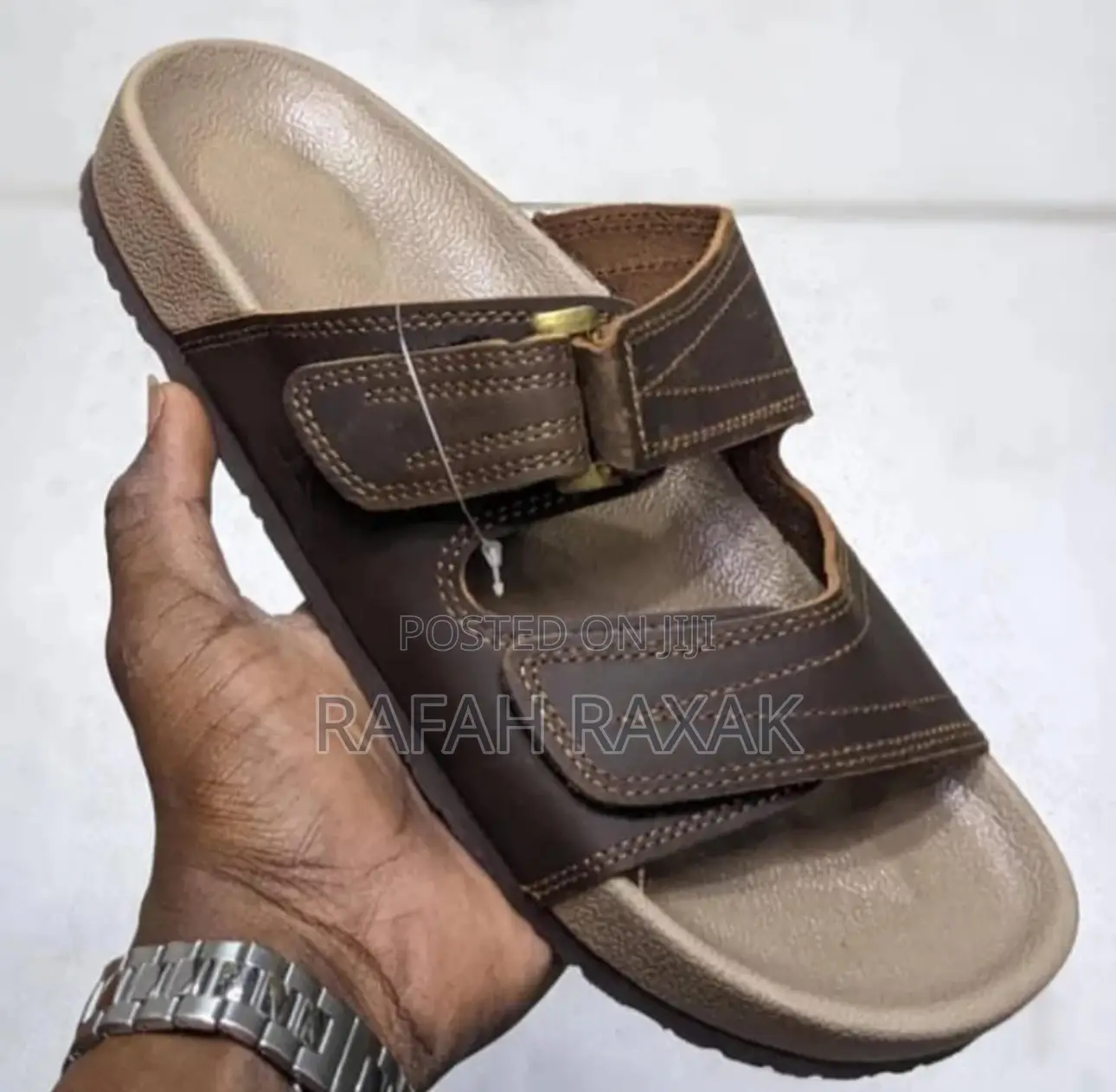 Men’S Classic Frank Collection Leather Sandals