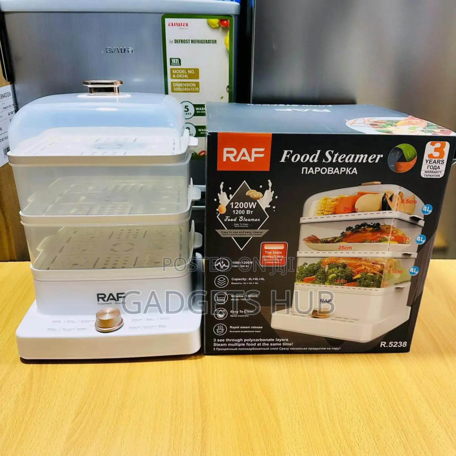 Raf Food Steamer 1200w