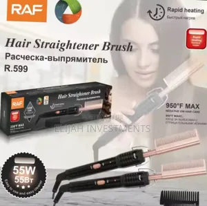 Raf Hair Straightener Brush 55w