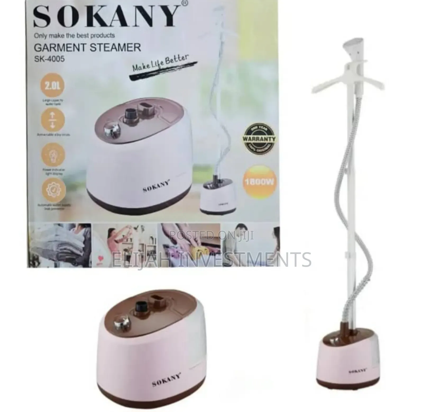 Sokany 2.0litres Heavy Duty Garment Steamer