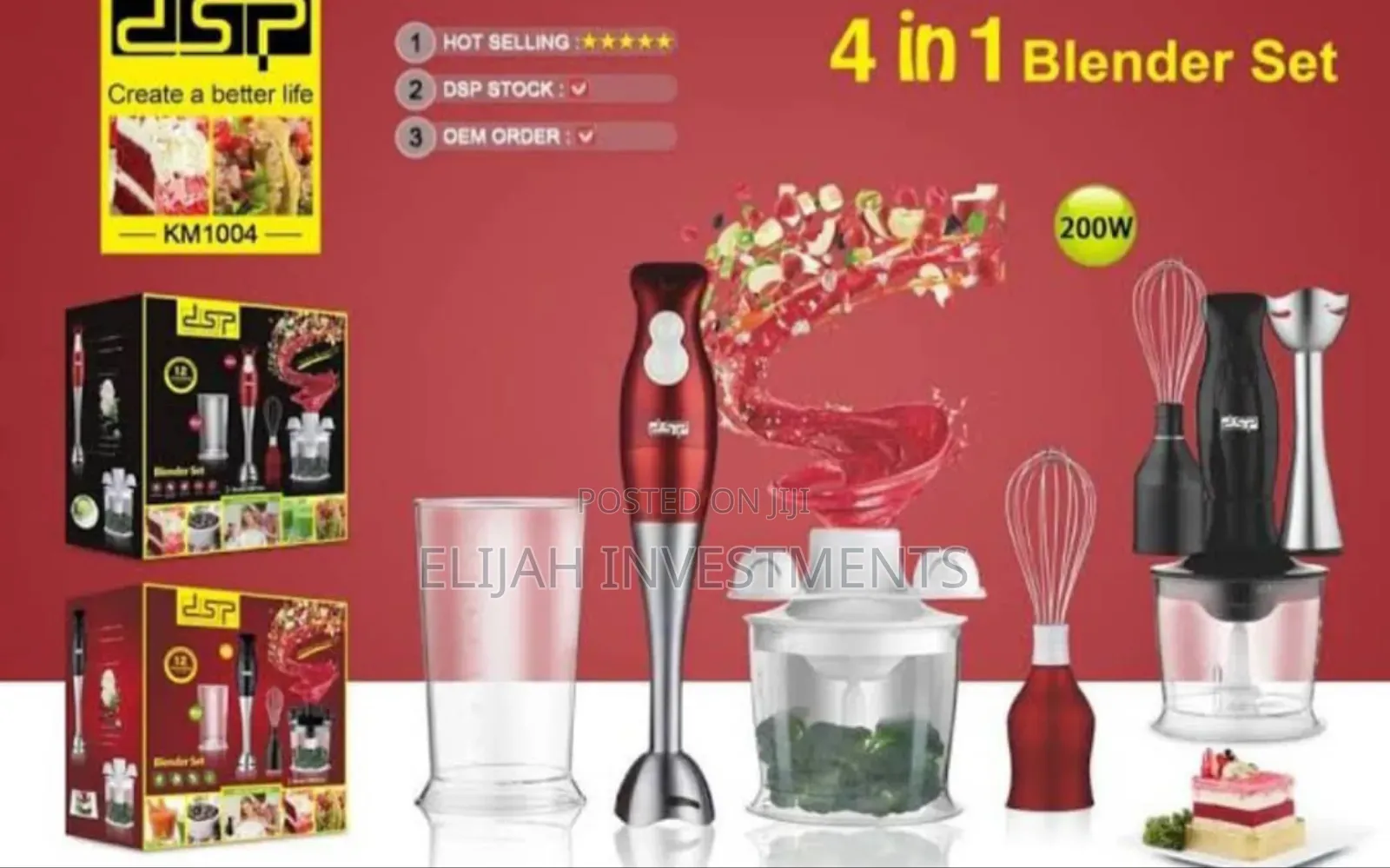 DSP 4in1 Hand Blender Set