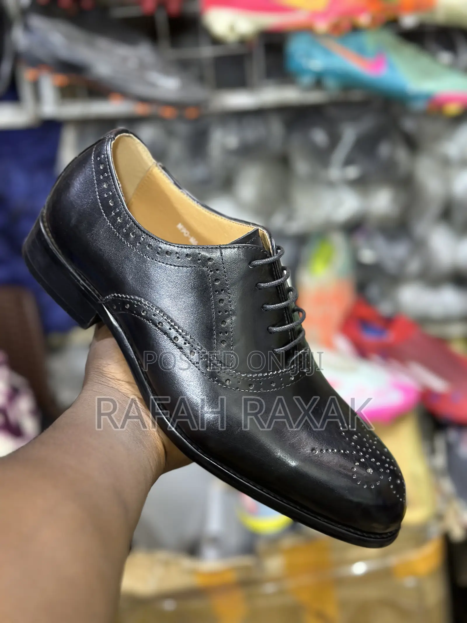 Men’S Black Super Classic John Foster Gentle Oxford Shoes