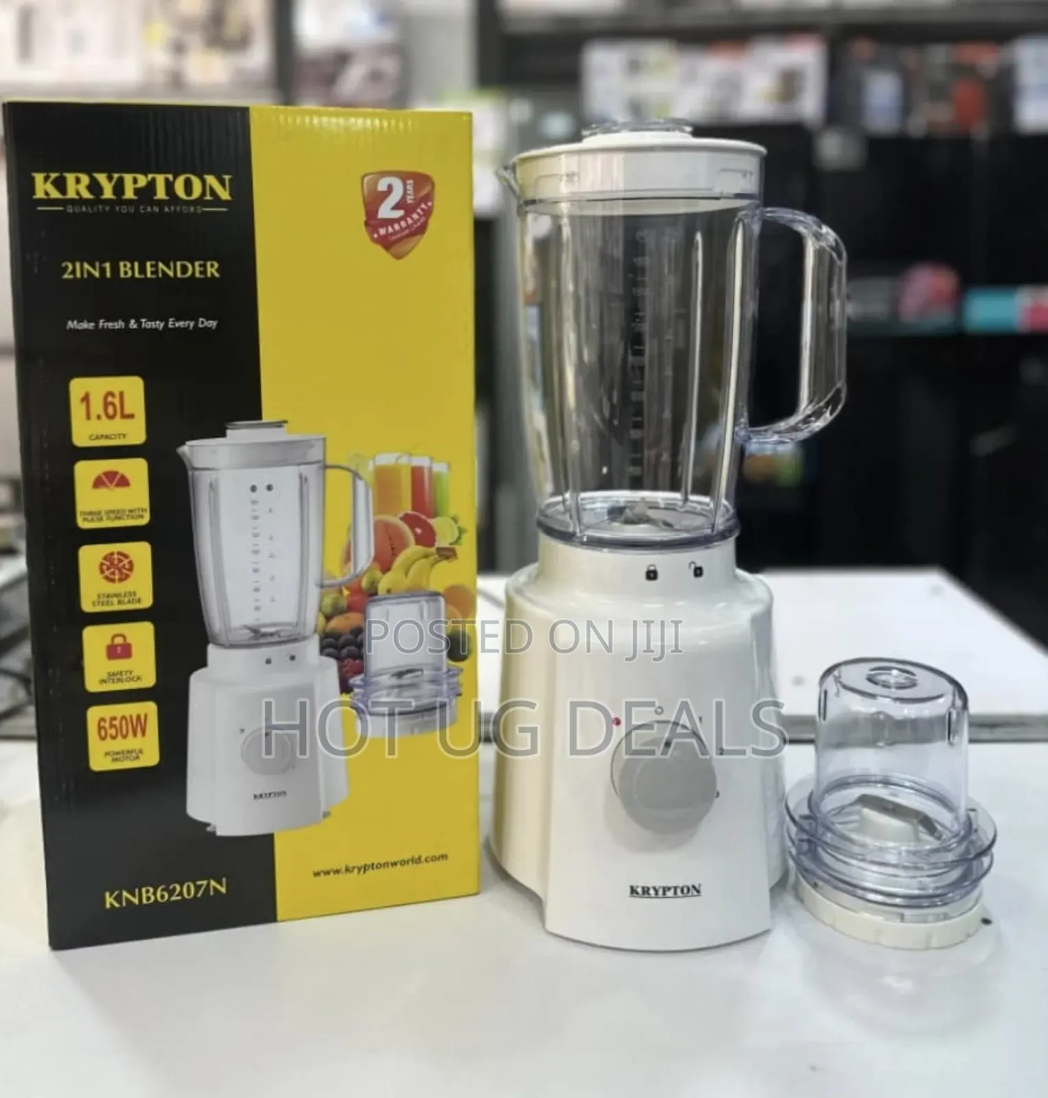 Krypton 2-in-1 Blender With A 1.6l Capacity