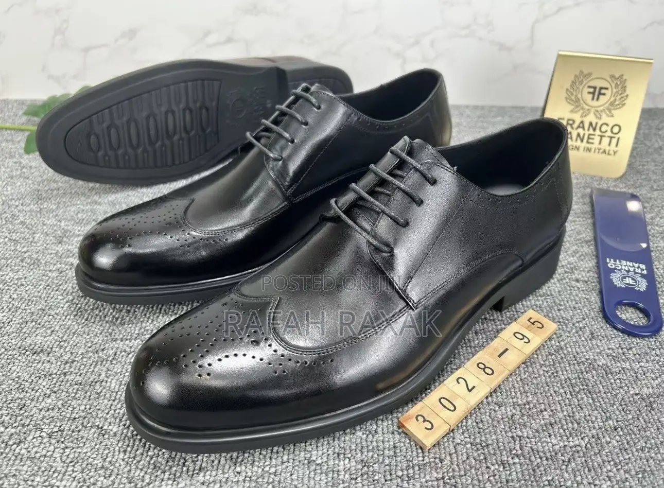 Original Men’S Franco Banetti Lace Up Oxford Gentle Shoes