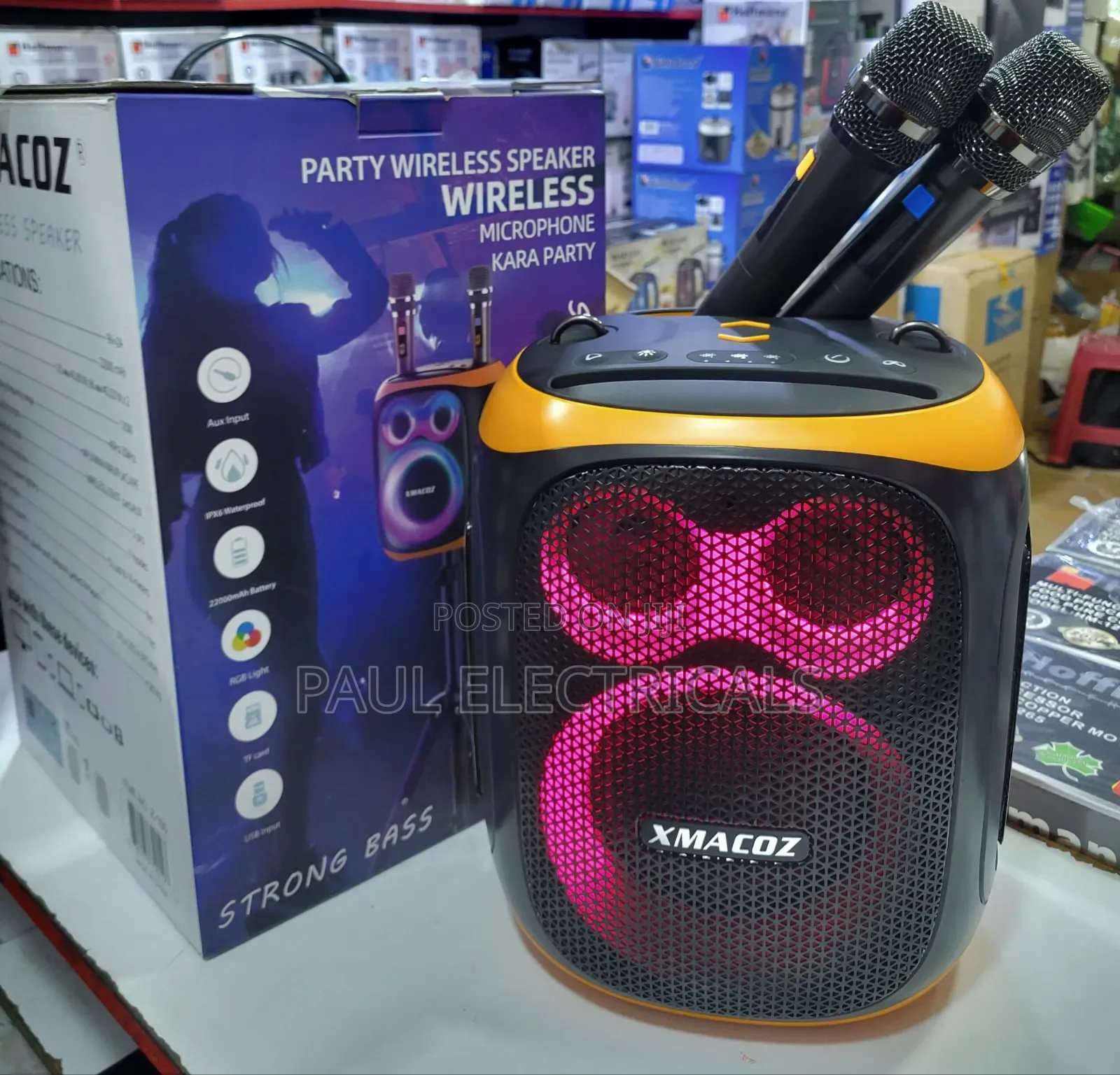 Xmacos Speaker Rechargeable