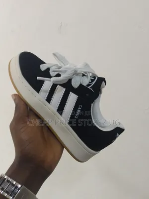 Photo - Children's Canvas White and Black Shoes