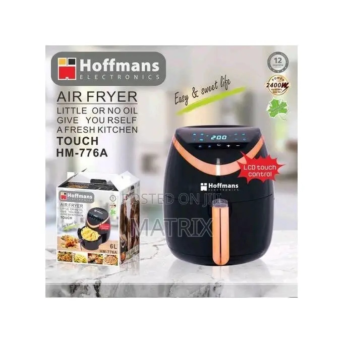 Hoffmans Air Fryer Touch Hm 776a - Black