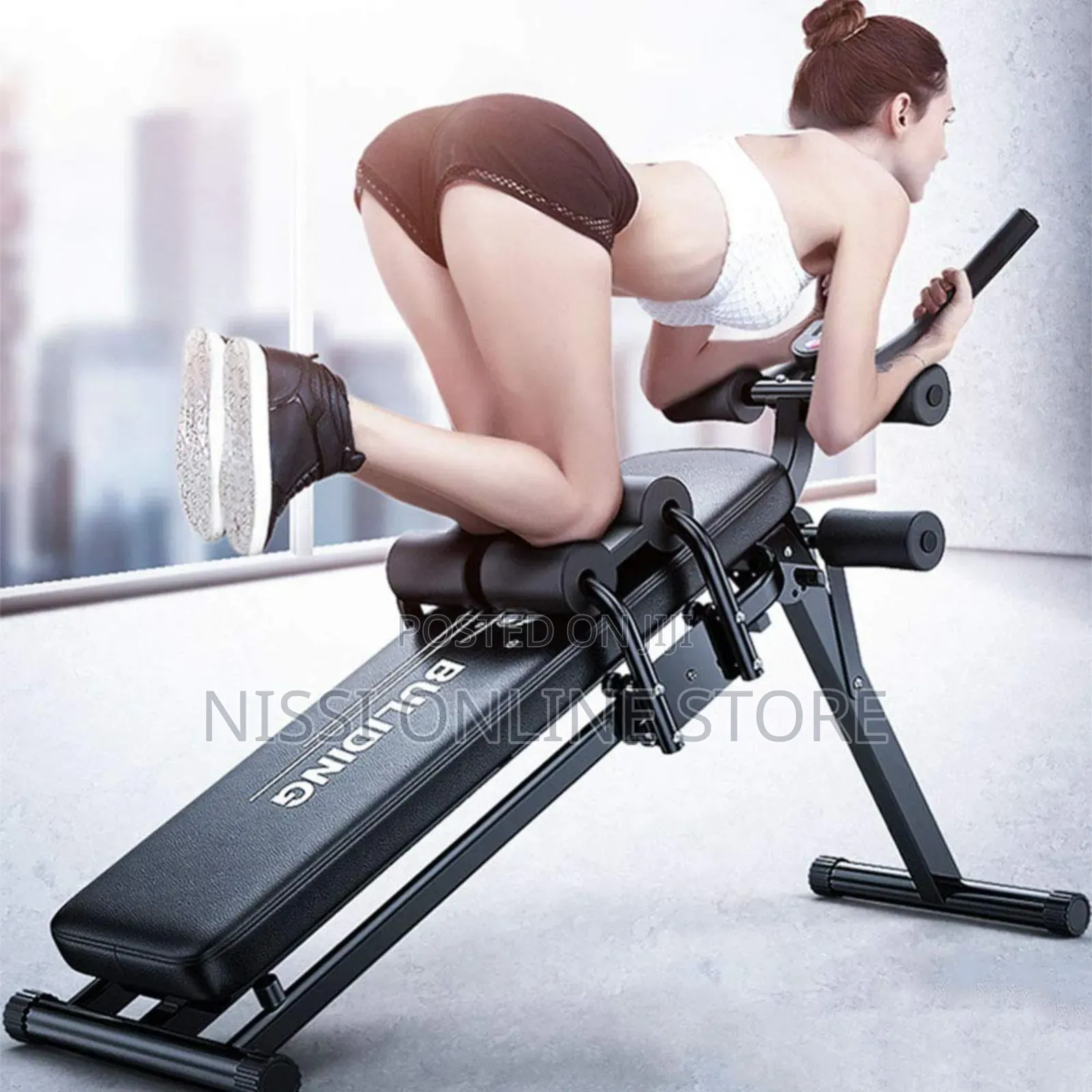 Foldable Sit Up Bench Fitness Training Excercise Bench
