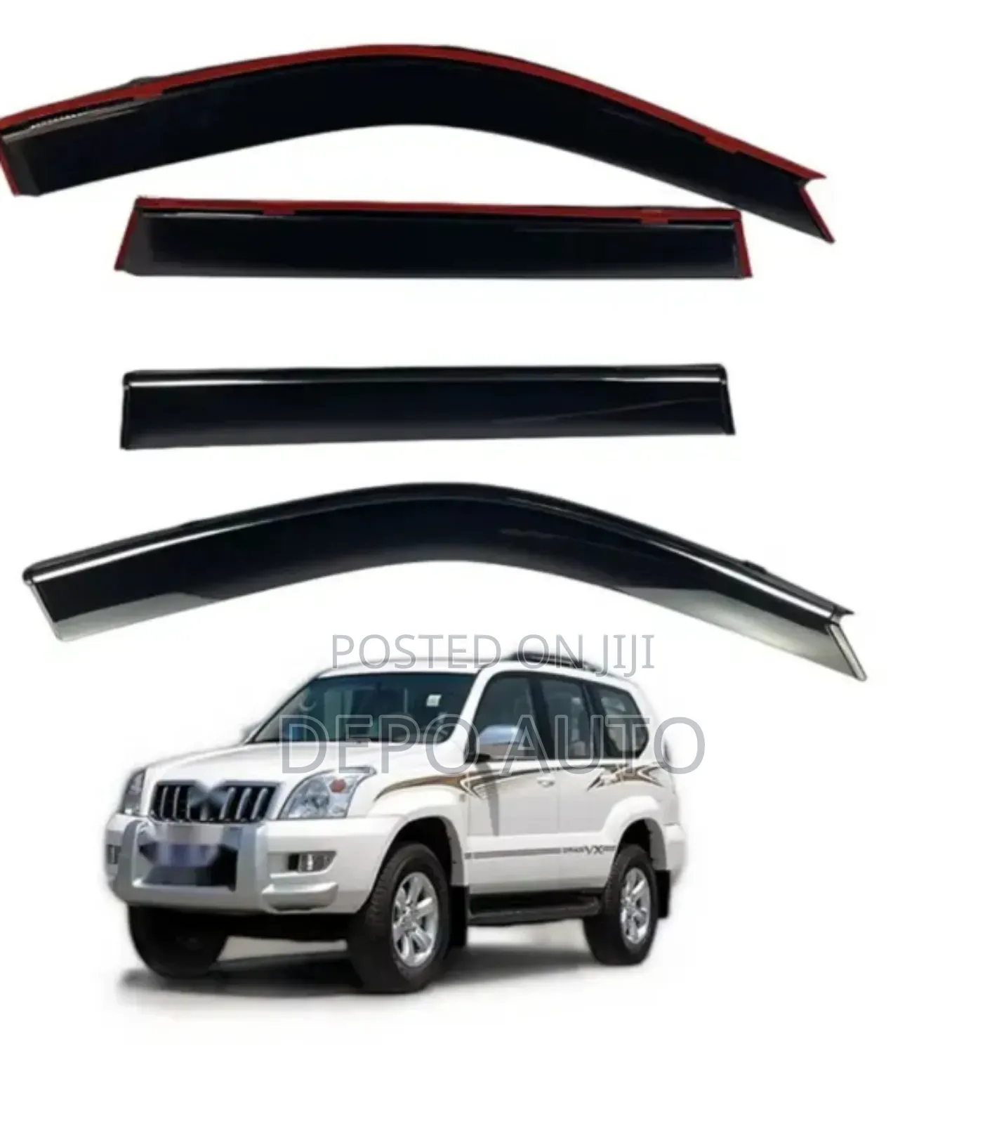 Wind Deflectors Prado Fj120