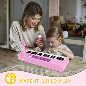 Toy Piano With Stand for 3-5 Year Old
