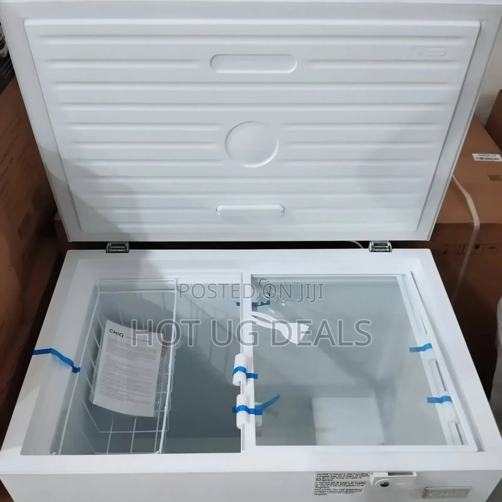 Chiq 180l / Litres Chest Freezer Silver
