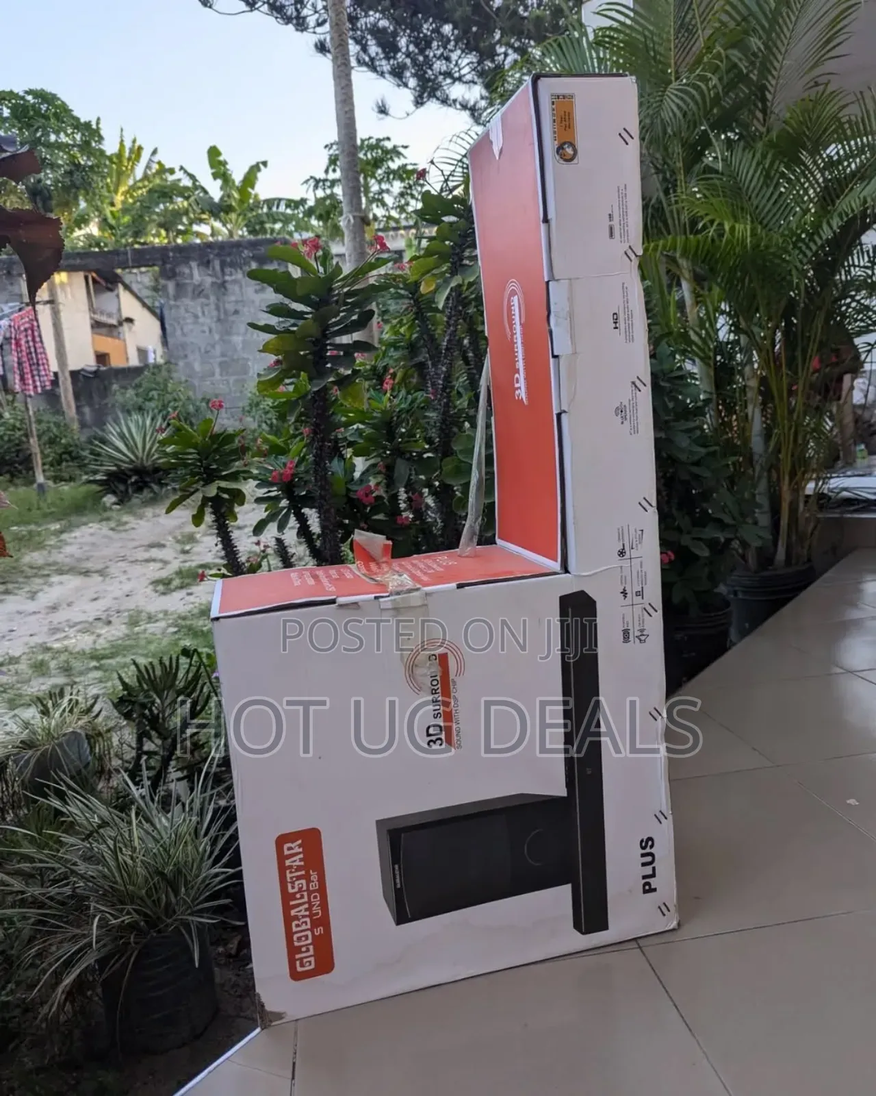 Global Star Sound Bar Wired Subwoofer Sound Bar P.M.P.O