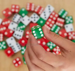 5pcs High Quality Lucky Dotted Dices