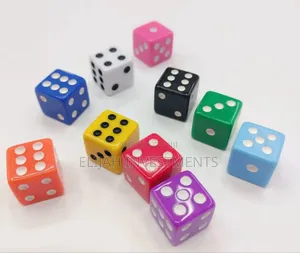 5pcs High Quality Lucky Dotted Dices