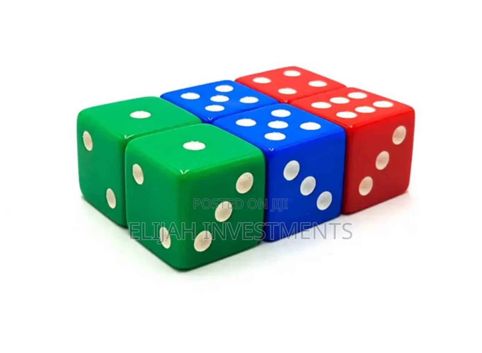 5pcs High Quality Lucky Dotted Dices