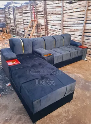A Cambinated L Shaped Corner Sofa Set With a Good Material