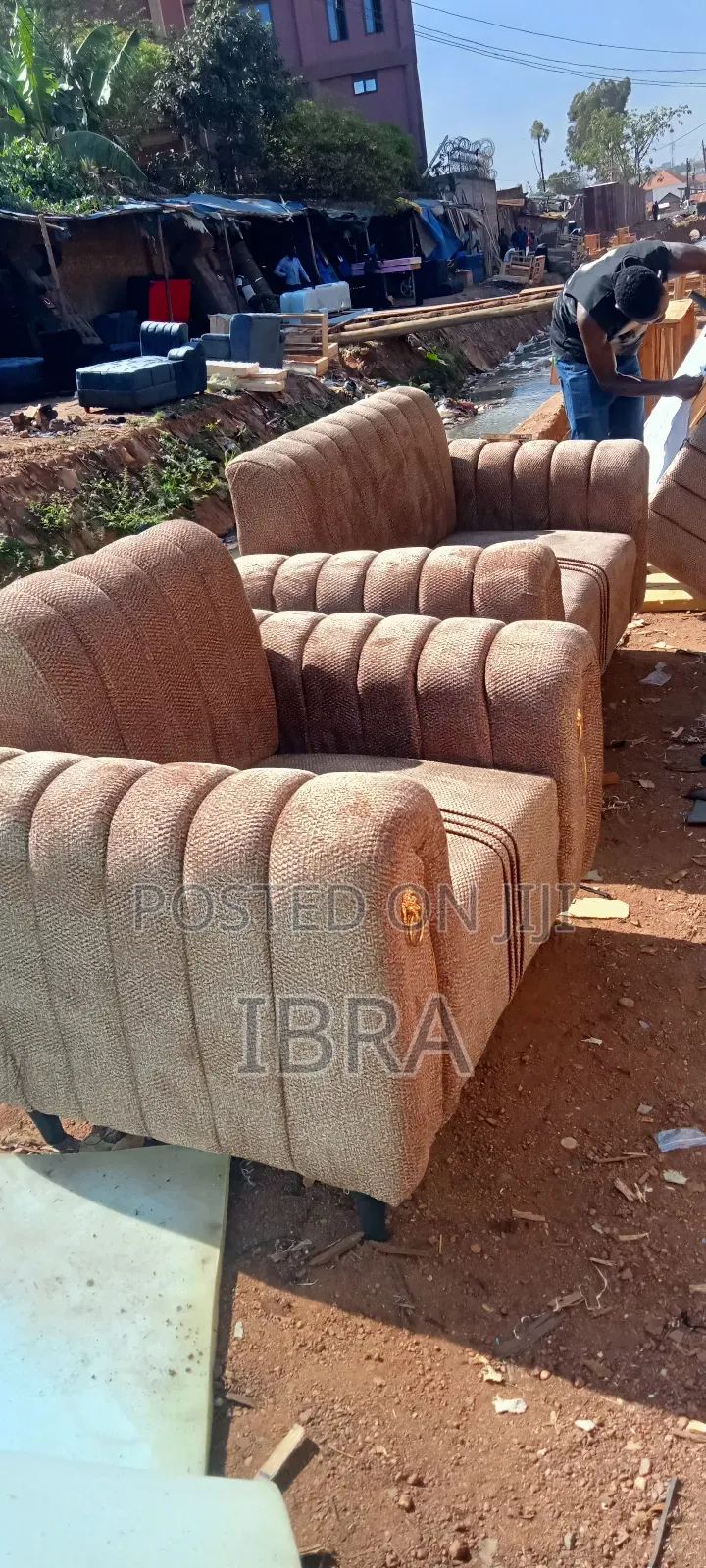 A Five Seater Sofa Set With Good Material
