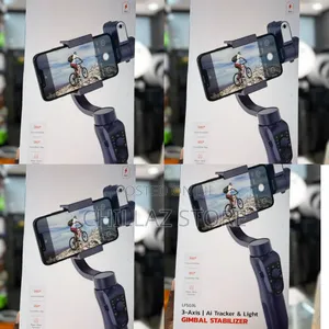 Porodo 3-Axis Ai Tracker and Light Gimbal Stabilizer.