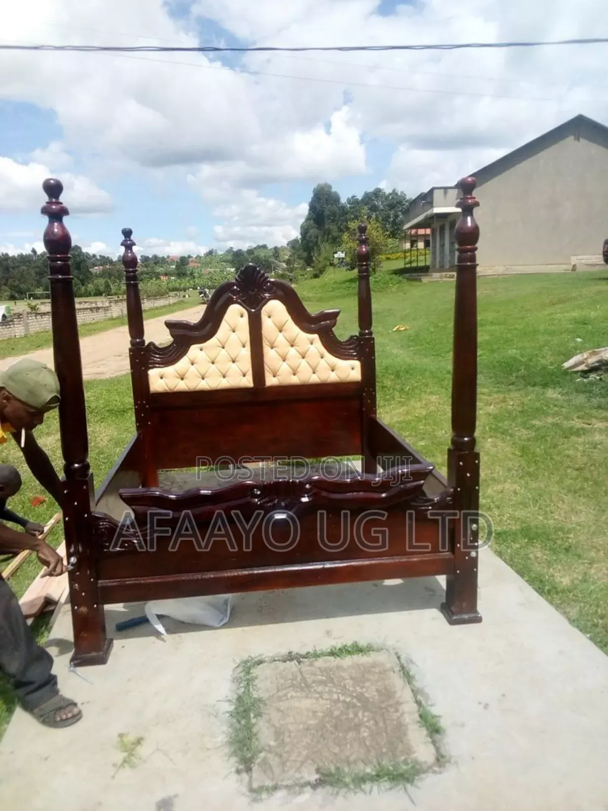 Giant Wooden Bed