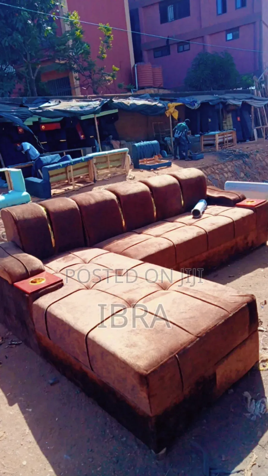 A Corner Shaped Sofa Set