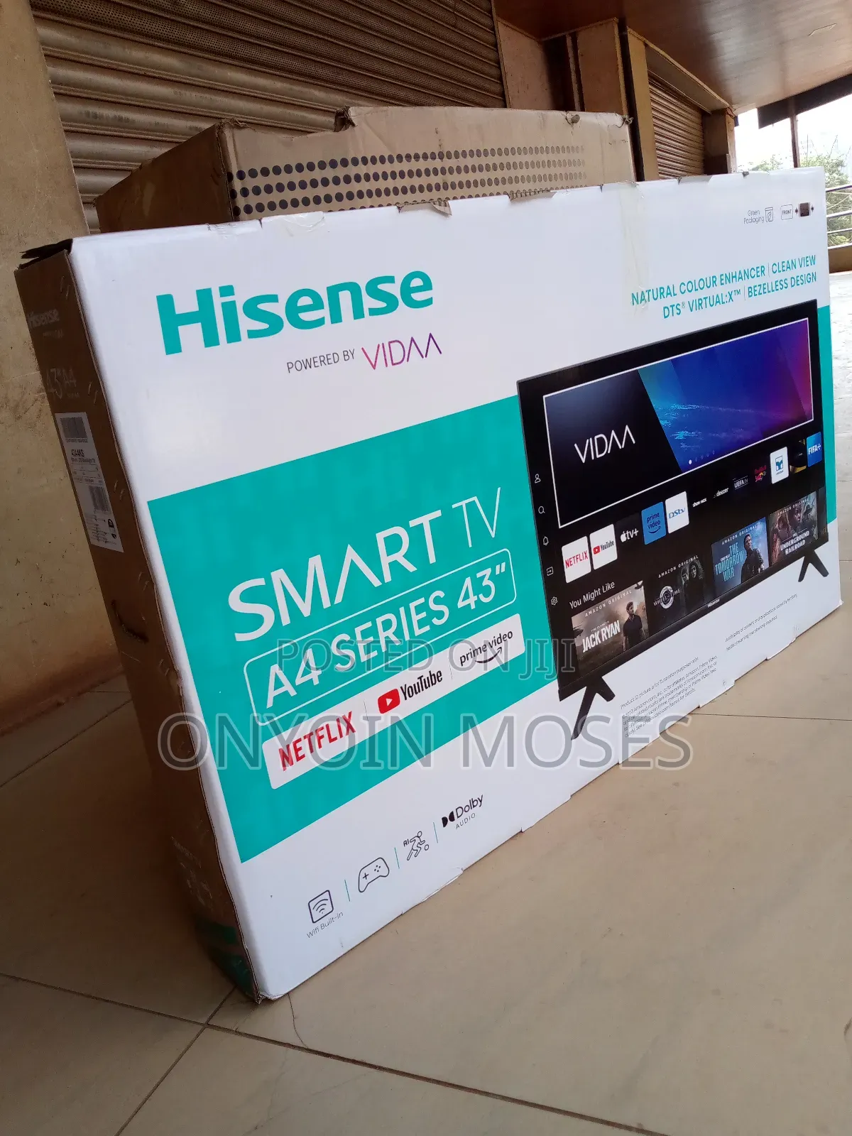 Smart 43 Inches Hisense Frameless With Inbuilt Free to Air