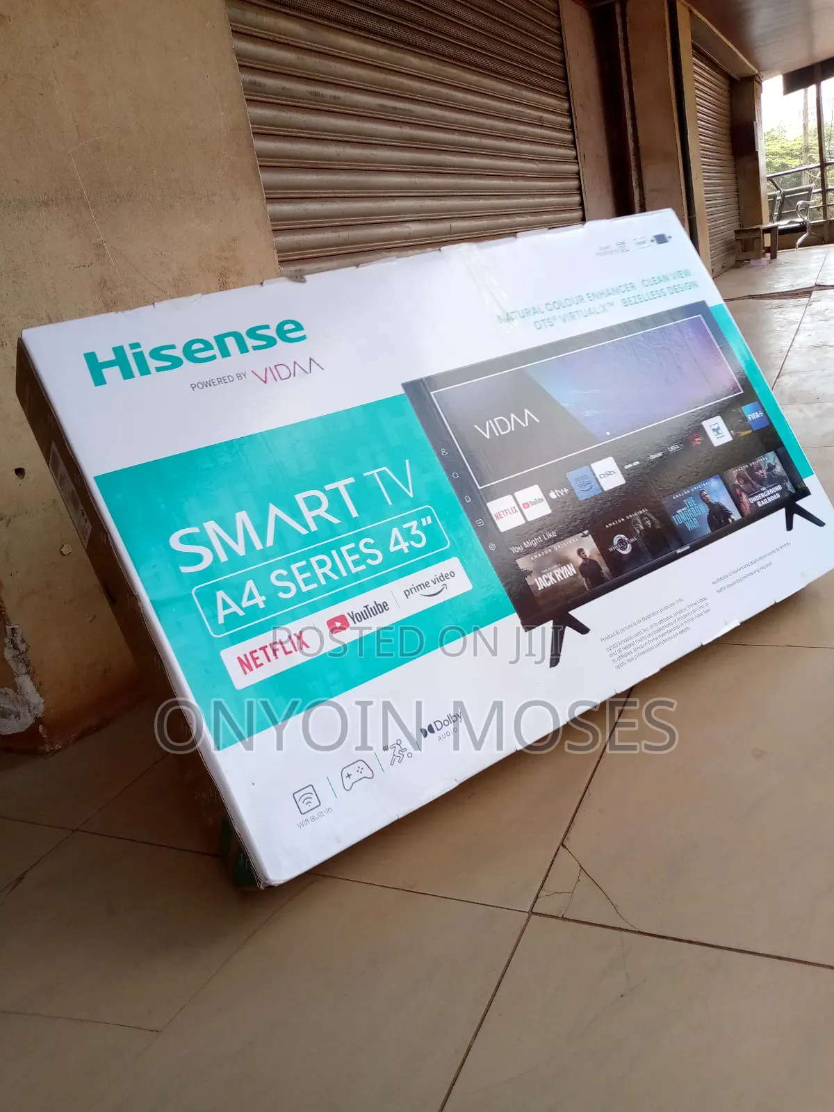 Smart 43 Inches Hisense Frameless With Inbuilt Free to Air