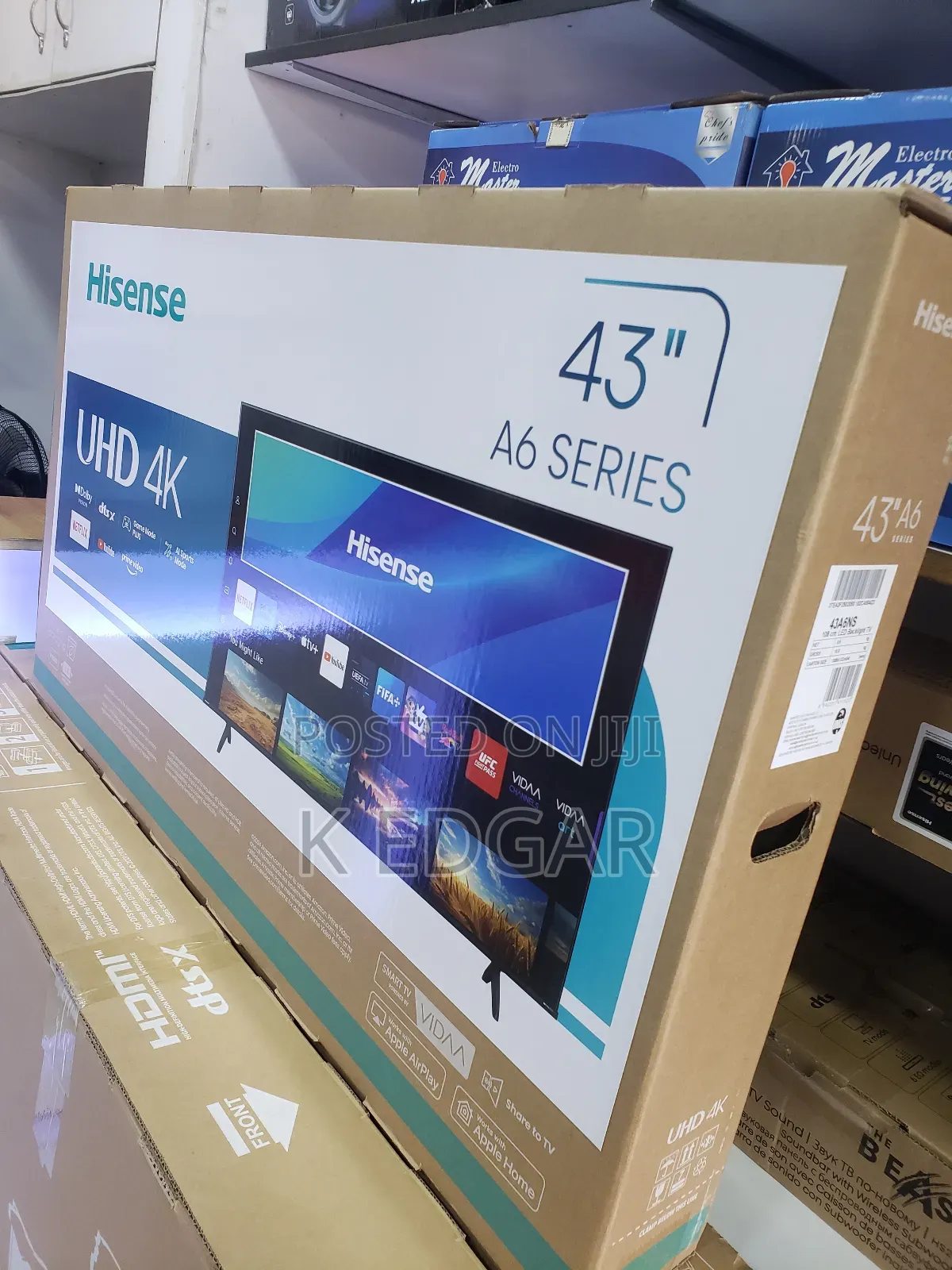 Hisense 43 Inches A6 Series () Frameless Smart Television